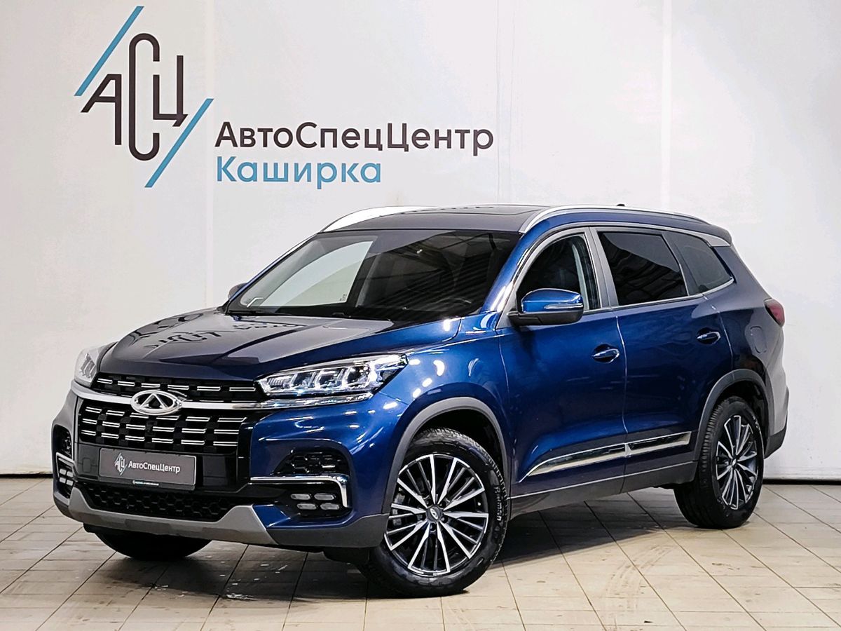 CHERY Tiggo 8 I [рестайлинг] 1.5 AMT (147 л.с.) Prestige/Prestige Plus Синий 2023 с пробегом 54 569 км