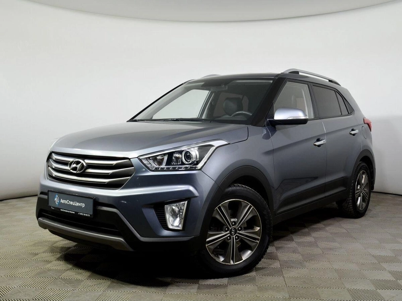 Автомобиль Hyundai Creta I поколение 2.0 AT 4WD (149 л.с.) Travel + Advanced + Style 2019 Серый 2019 с пробегом 146 000 км