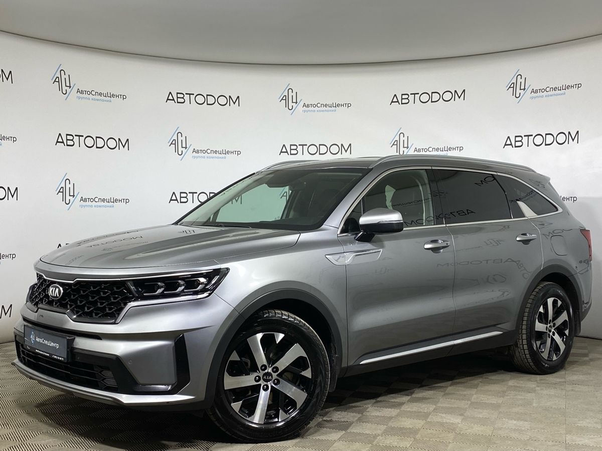 Автомобиль Kia Sorento IV поколение 2.5 AT 4WD (179 л.с.) Prestige Серый 2020 с пробегом 150 314 км