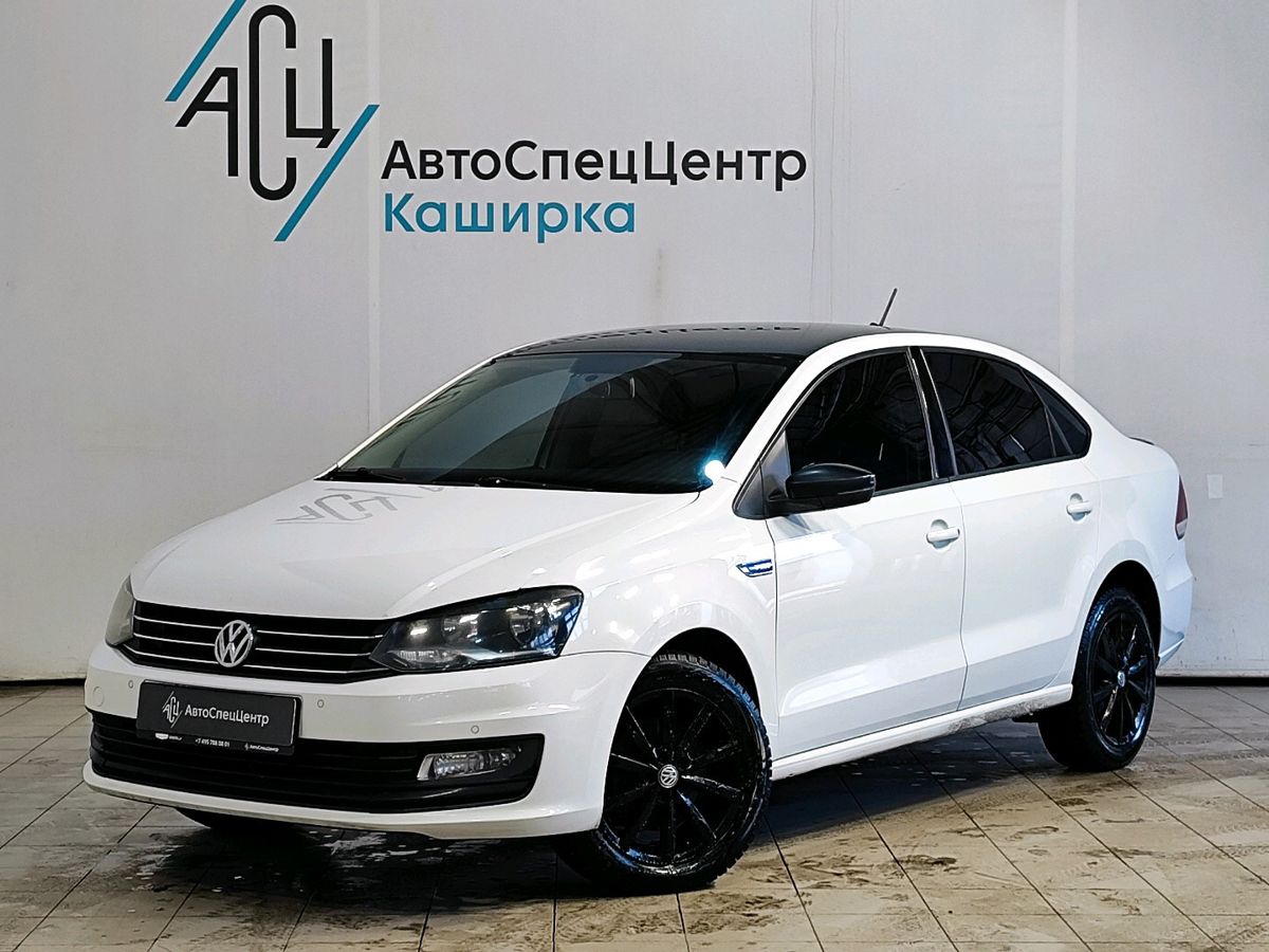 Автомобиль Volkswagen Polo V [рестайлинг] 1.4 MT (125 л.с.) Connect Белый 2018 с пробегом 166 288 км