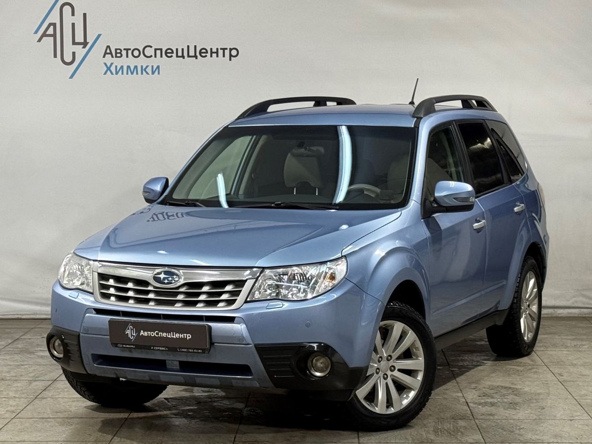 Автомобиль Subaru Forester III [рестайлинг] 2.0 AT 4WD (150 л.с.) TV Синий 2012 с пробегом 175 000 км
