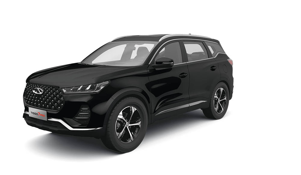 Автомобиль CHERY Tiggo 7 Pro I поколение 1.5 CVT (147 л.с.) Prestige Черный 2022 новый