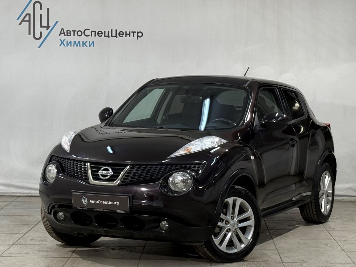 Автомобиль Nissan Juke I поколение (F15) 1.6 CVT (117 л.с.) SE Фиолетовый 2014 с пробегом 112 000 км