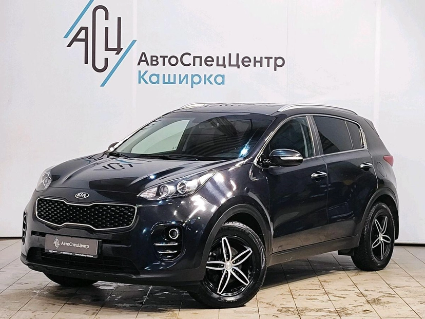 Автомобиль Kia Sportage IV поколение 2.0 AT (150 л.с.) Luxe Чёрный 2017 с пробегом 101 891 км