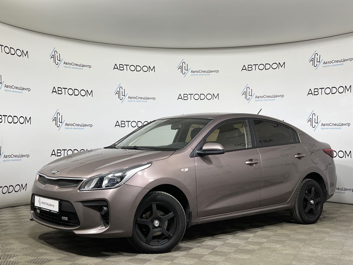 Kia Rio IV поколение 1.6 AT (123 л.с.) Comfort Коричневый 2019 с пробегом 119 000 км