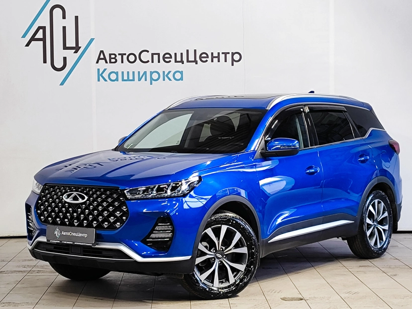 Автомобиль CHERY Tiggo 7 Pro I поколение 1.5 CVT (147 л.с.) Prestige (2020) Синий 2022 с пробегом 24 844 км