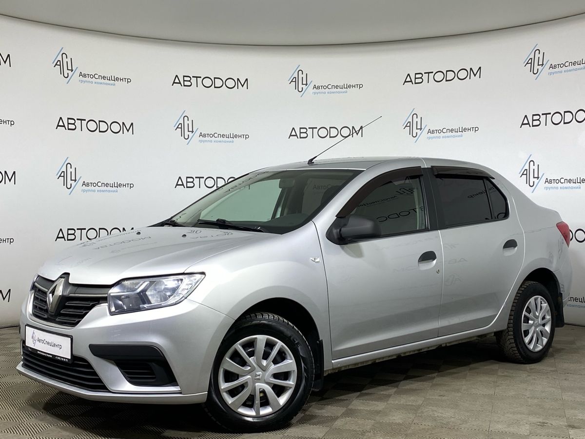 Автомобиль Renault Logan II [рестайлинг] 1.6 MT (82 л.с.) Access Бежевый 2018 с пробегом 126 000 км