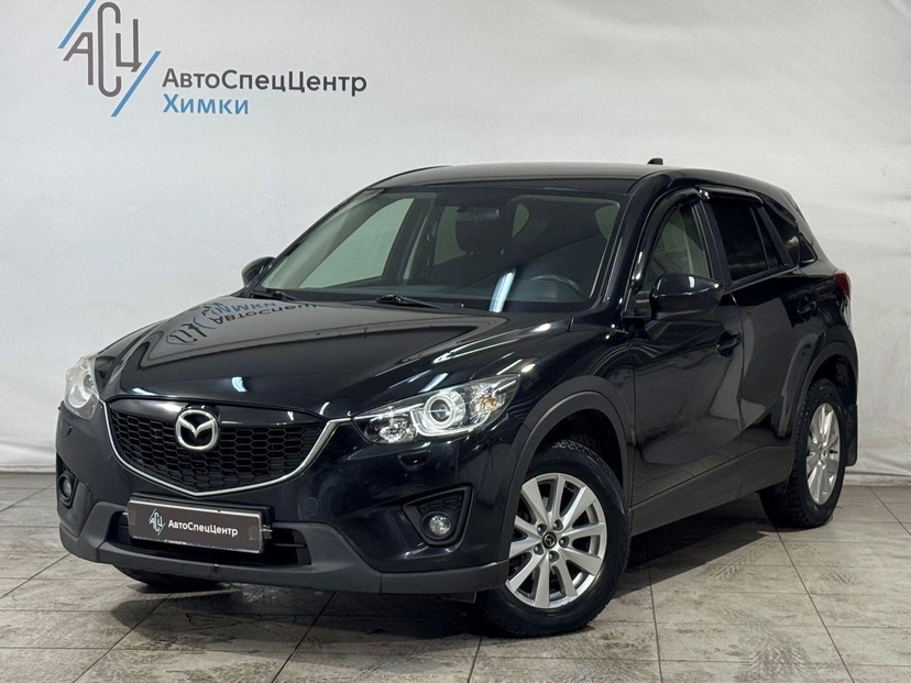 Автомобиль Mazda CX-5 I поколение 2.0 AT 4WD (150 л.с.) Active Чёрный 2014 с пробегом 125 000 км