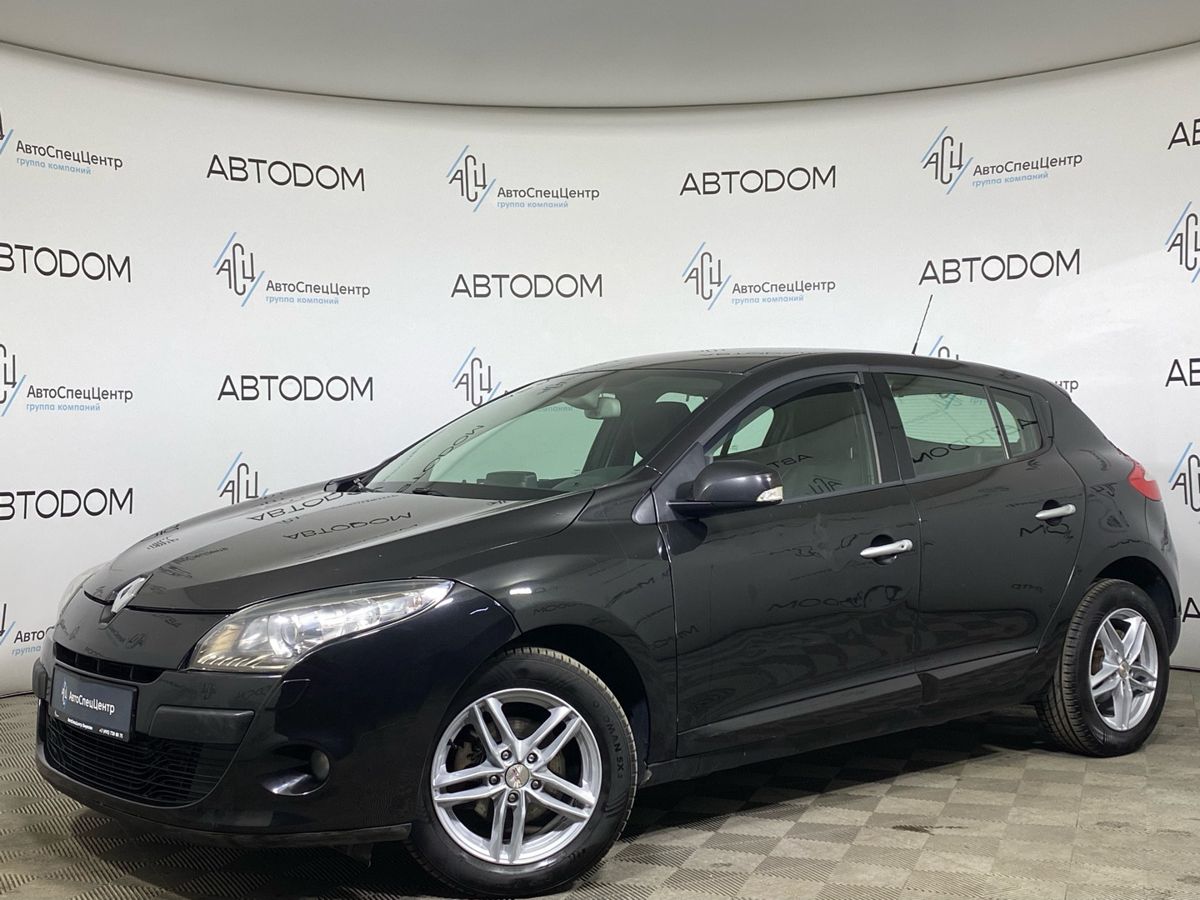 Renault Megane III поколение 1.6 AT (106 л.с.) Base Чёрный 2011 с пробегом 180 432 км