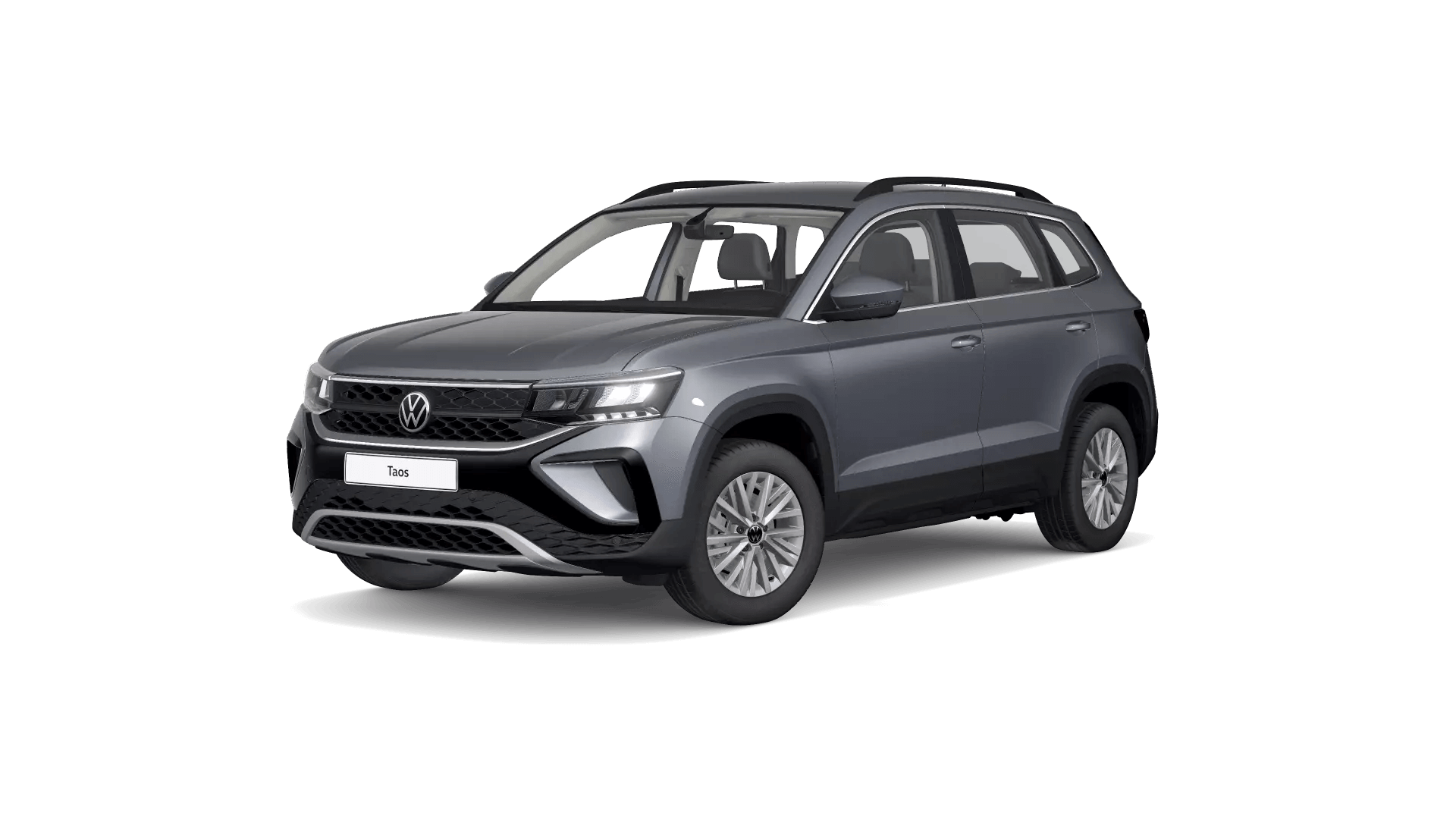 Автомобиль Volkswagen Taos I поколение 1.6 AT (110 л.с.) Respect Серый 2022 новый