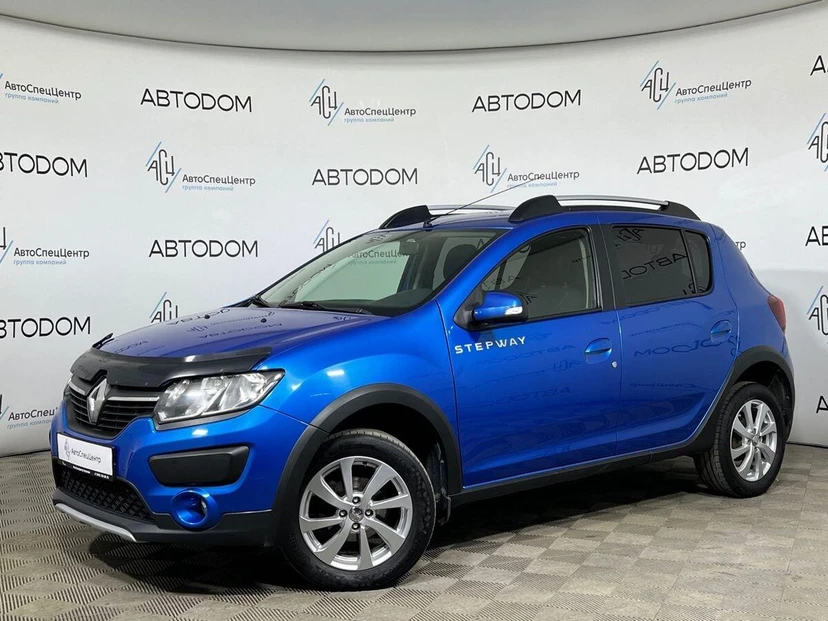Renault Sandero II поколение 1.6 AT (102 л.с.) Privilege Синий 2016 с пробегом 114 844 км