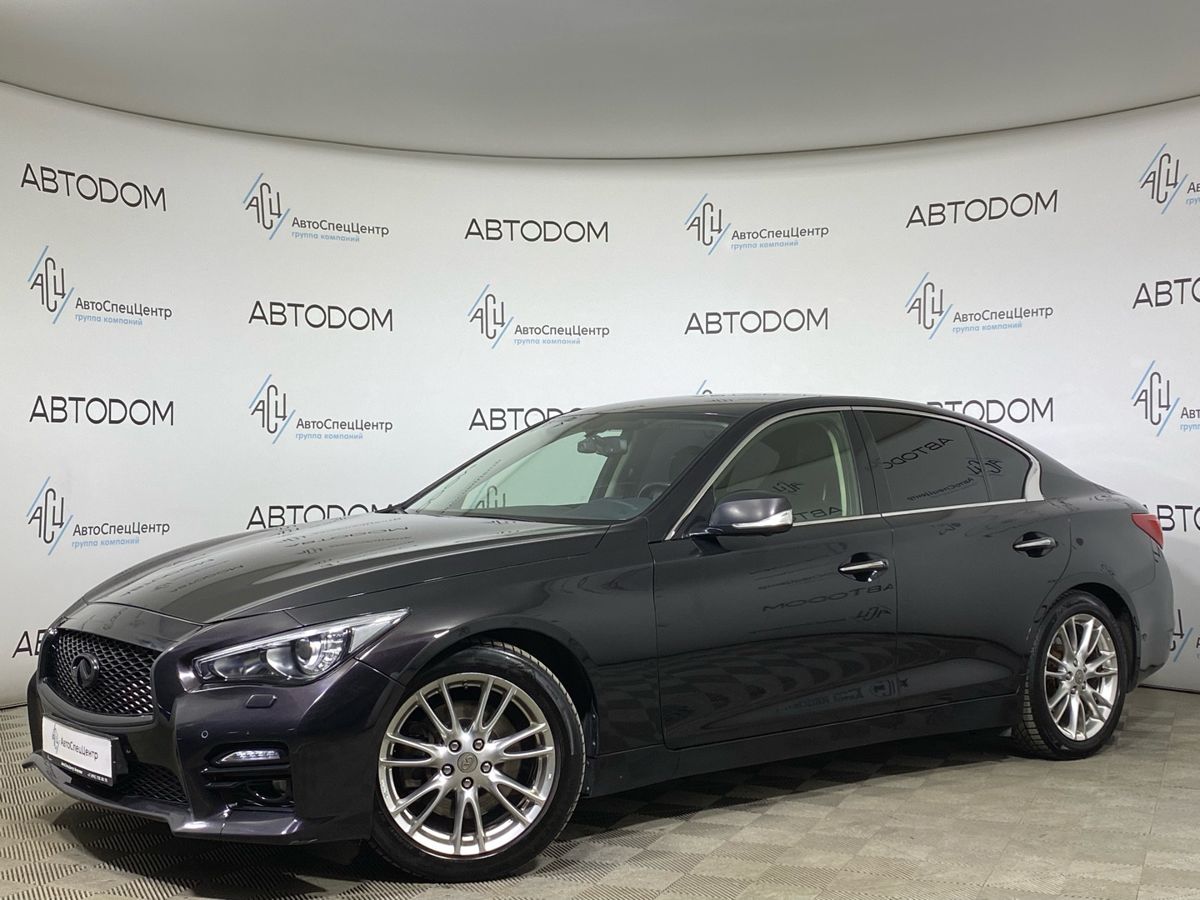 Infiniti Q50 I поколение 2.0 AT (211 л.с.) Elegance + NAVI Чёрный 2014 с пробегом 150 161 км