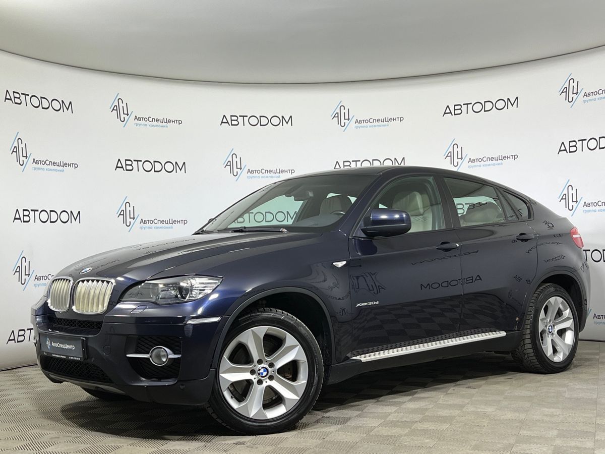 BMW X6 I поколение (E71) 3.0d AT 4WD (235 л.с.) Base Синий 2010 с пробегом 296 686 км