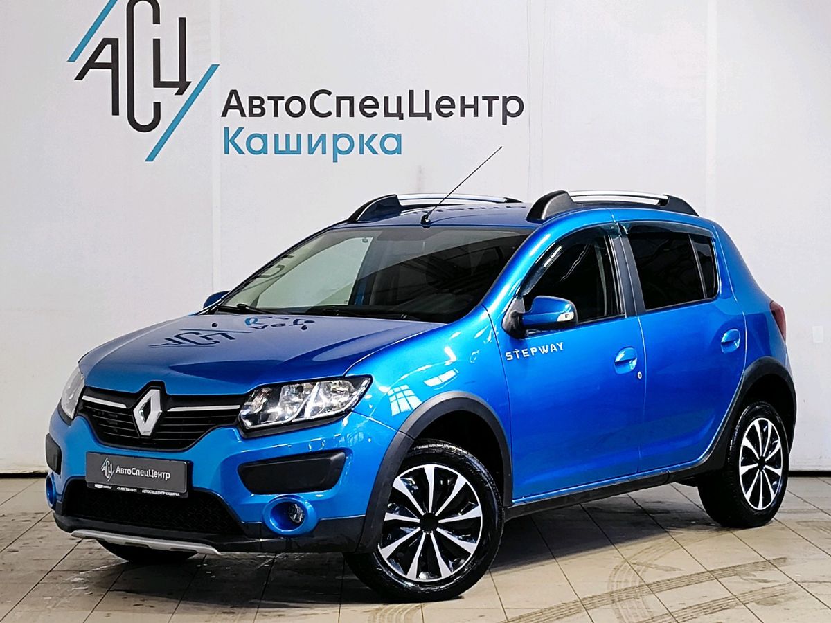 Renault Sandero II поколение 1.6 AT (102 л.с.) Privilege Синий 2016 с пробегом 133 694 км