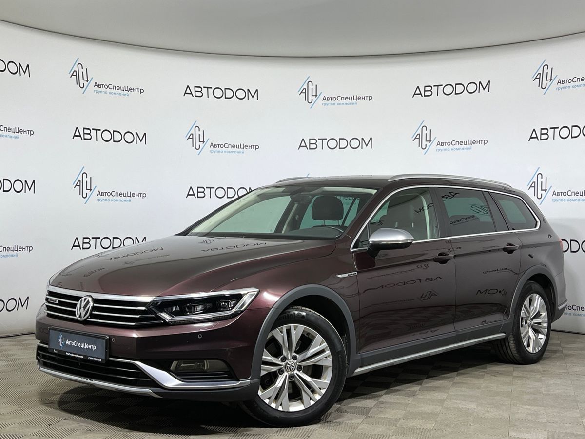 Автомобиль Volkswagen Passat VIII поколение (B8) 2.0 AMT 4WD (220 л.с.) Alltrack Чёрный 2018 с пробегом 60 912 км