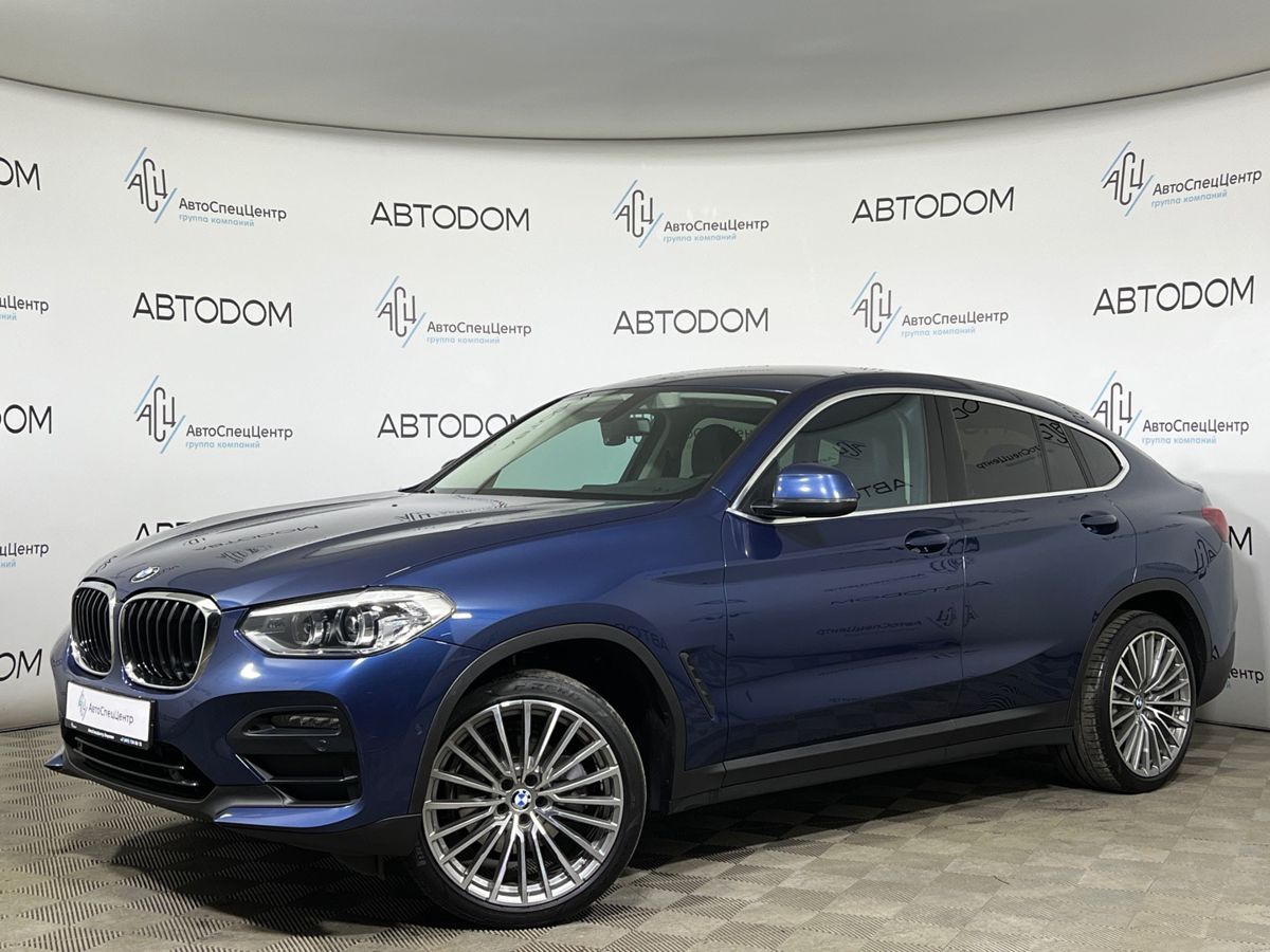 BMW X4 II поколение (G02) 2.0 AT 4WD (184 л.с.) Lifestyle Синий 2019 с пробегом 79 598 км