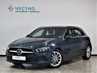 Автомобиль Mercedes-Benz A-Класс IV поколение (W177) 200 1.3 AMT (150 л.с.) Progressive Синий 2019 с пробегом 36235 км