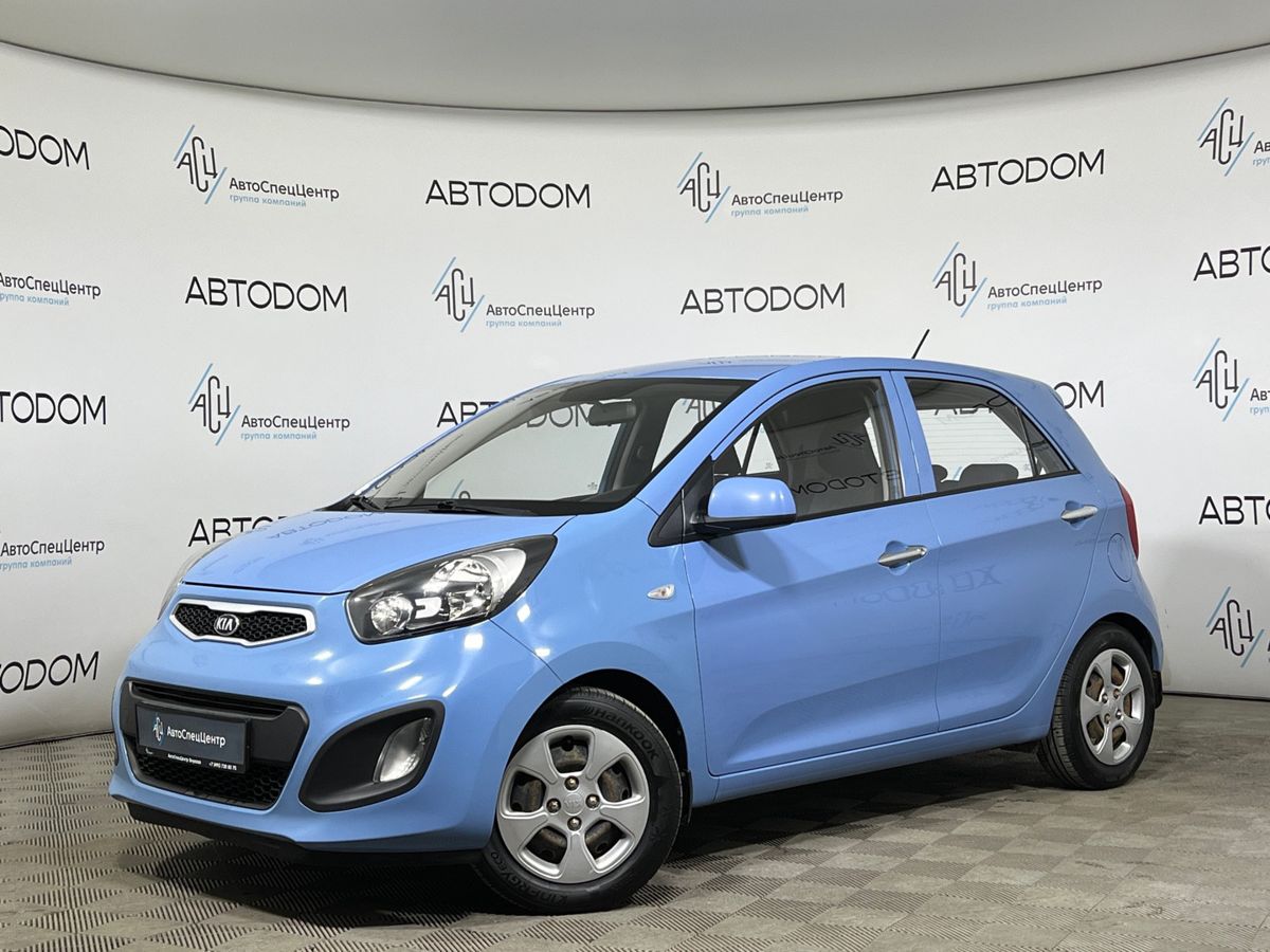 Kia Picanto II поколение 1.0 MT (69 л.с.) Classic Голубой 2014 с пробегом 115 500 км