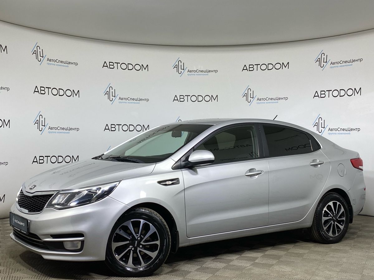 Kia Rio III [рестайлинг] 1.4 MT (107 л.с.) Comfort Кондиционер Серебристый 2016 с пробегом 161 000 км