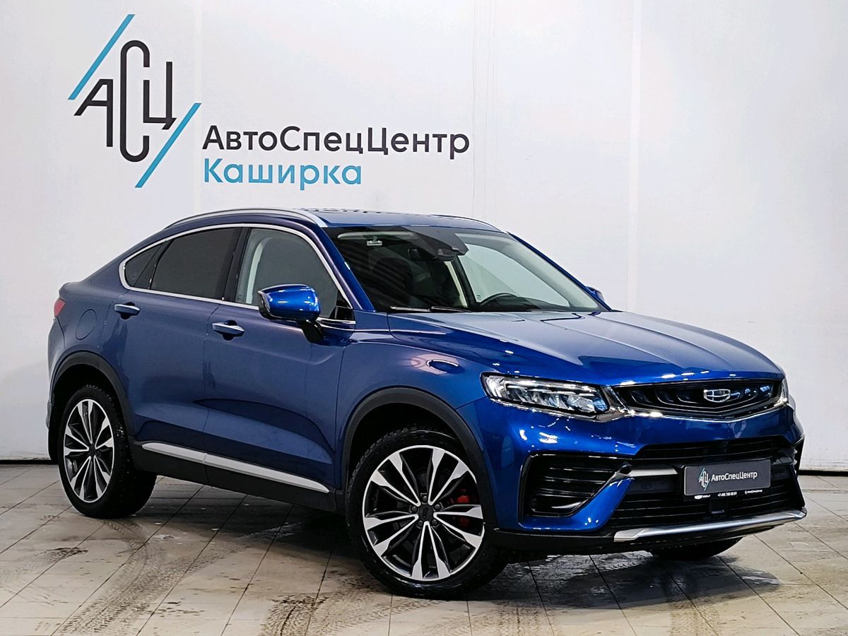 Автомобиль Geely Tugella I поколение 2.0 AT 4WD (238 л.с.) Flagship Синий 2021 с пробегом 62 940 км