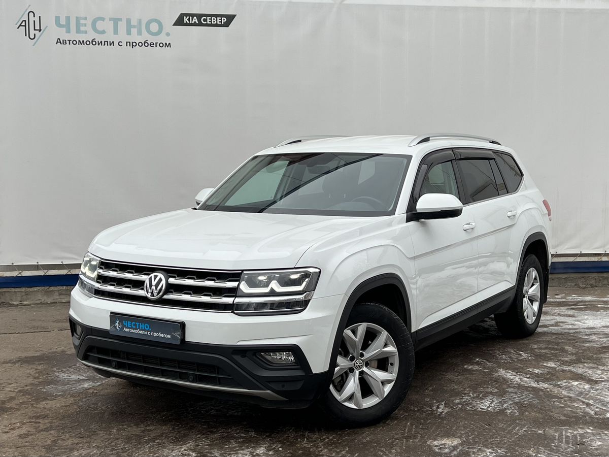 Автомобиль Volkswagen Teramont I поколение 2.0T AT 4WD (220 л.с.) Status Белый 2019 с пробегом 73000 км
