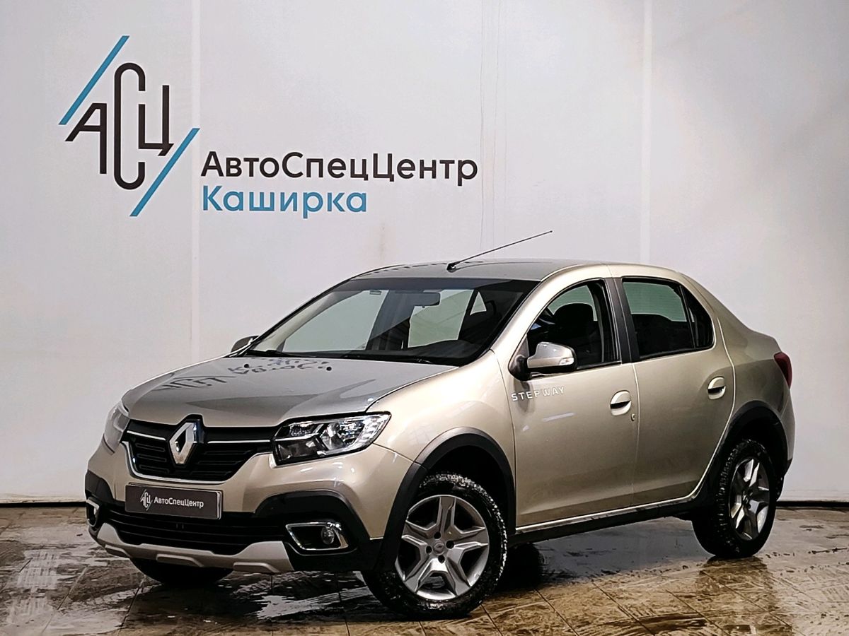 Автомобиль Renault Logan II [рестайлинг] 1.6 MT (113 л.с.) Stepway Life Бежевый 2020 с пробегом 36 284 км