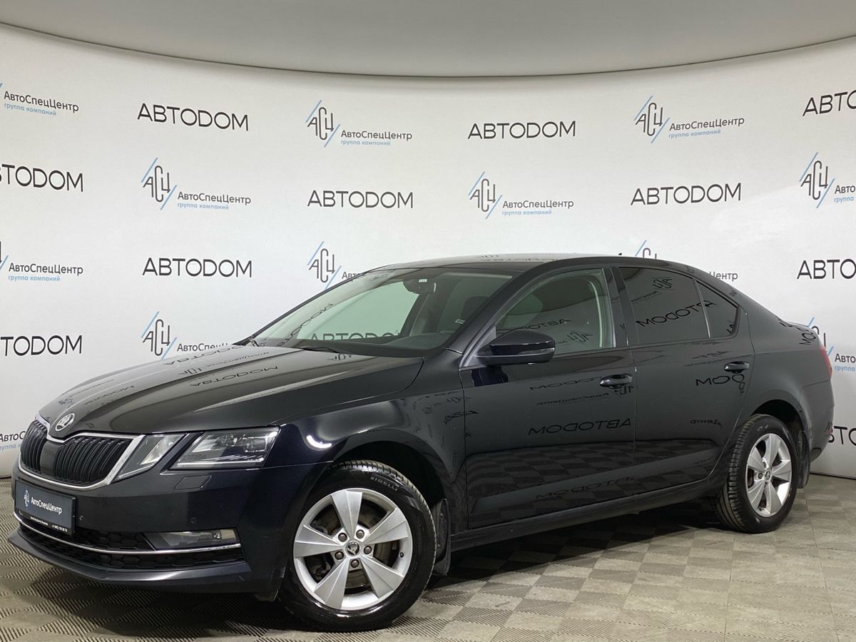 Автомобиль Skoda Octavia III (A7) [рестайлинг] 1.8 AMT (180 л.с.) Style Чёрный 2018 с пробегом 231 255 км