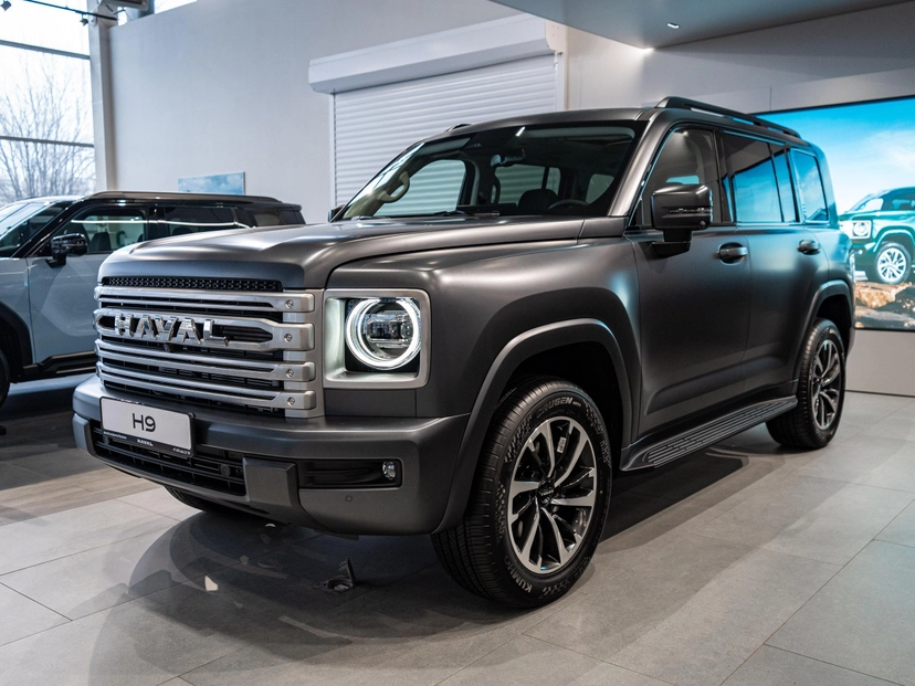 Автомобиль Haval H9 II поколение 2.0 AT 4WD (218 л.с.) Premium Серый 2024 новый