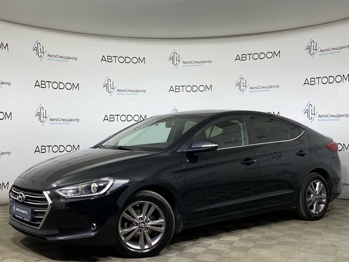 Hyundai Elantra VI поколение (AD) 2.0 AT (150 л.с.) Active Чёрный 2017 с пробегом 182 674 км