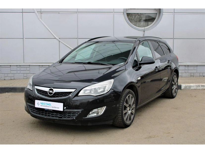 Автомобиль Opel Astra IV поколение (J) 1.4 AT (140 л.с.) Enjoy Чёрный 2012 с пробегом 229 113 км