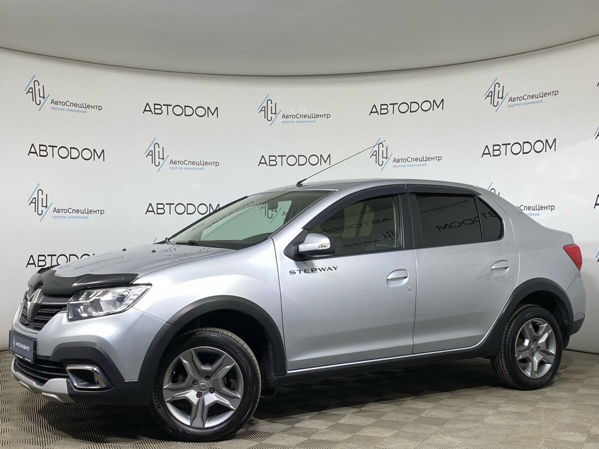 Renault Logan II [рестайлинг] 1.6 AT (102 л.с.) Stepway Drive Серый 2020 с пробегом 147 103 км