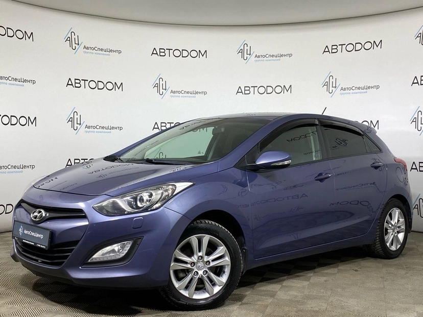 Автомобиль Hyundai i30 II поколение (GD) 1.6 AT (130 л.с.) Active Синий 2012 с пробегом 110 929 км