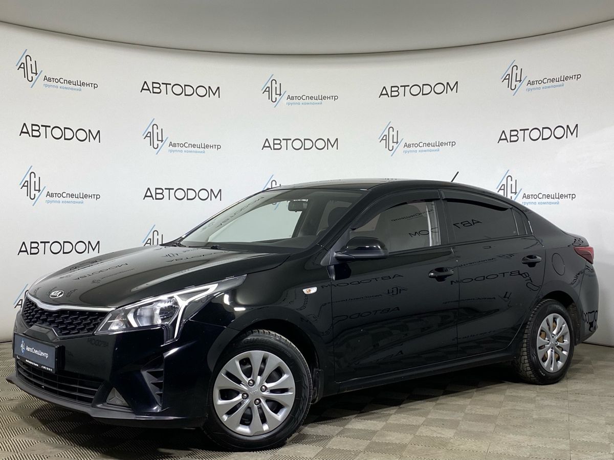 Kia Rio IV [рестайлинг] 1.6 AT (123 л.с.) Luxe Чёрный 2021 с пробегом 150 700 км