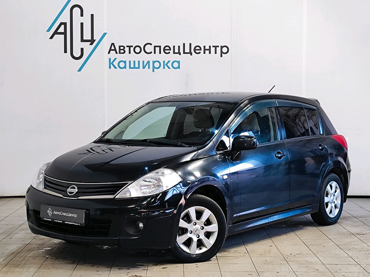 Автомобиль Nissan Tiida I (C11) [рестайлинг] 1.6 MT (110 л.с.) Elegance Чёрный 2012 с пробегом 133 232 км