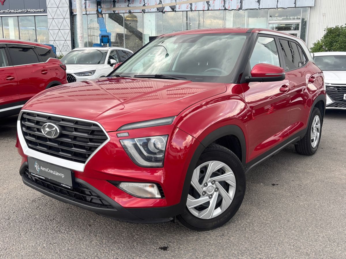 Hyundai Creta II поколение 1.6 AT (123 л.с.) Classic + Winter Красный 2022 с пробегом 76 600 км