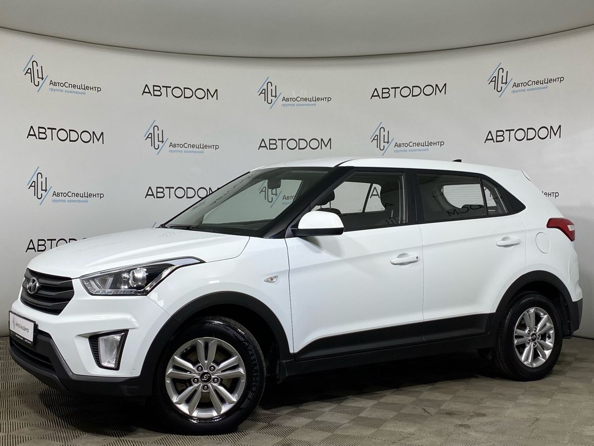 Hyundai Creta I поколение 2.0 AT (149 л.с.) Comfort Plus Белый 2019 с пробегом 168 600 км