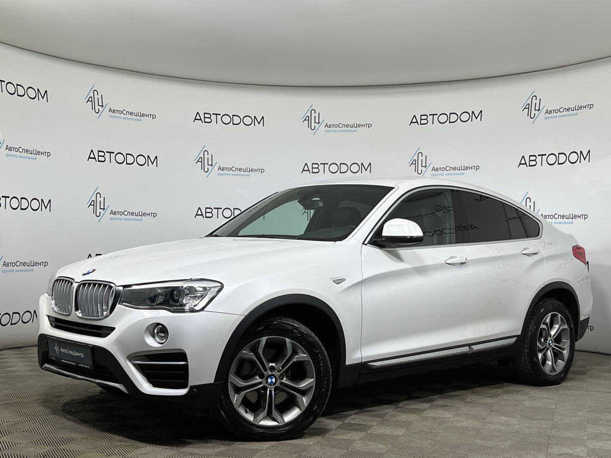 BMW X4 I поколение (F26) 2.0 AT 4WD (184 л.с.) xLine Белый 2018 с пробегом 37 000 км