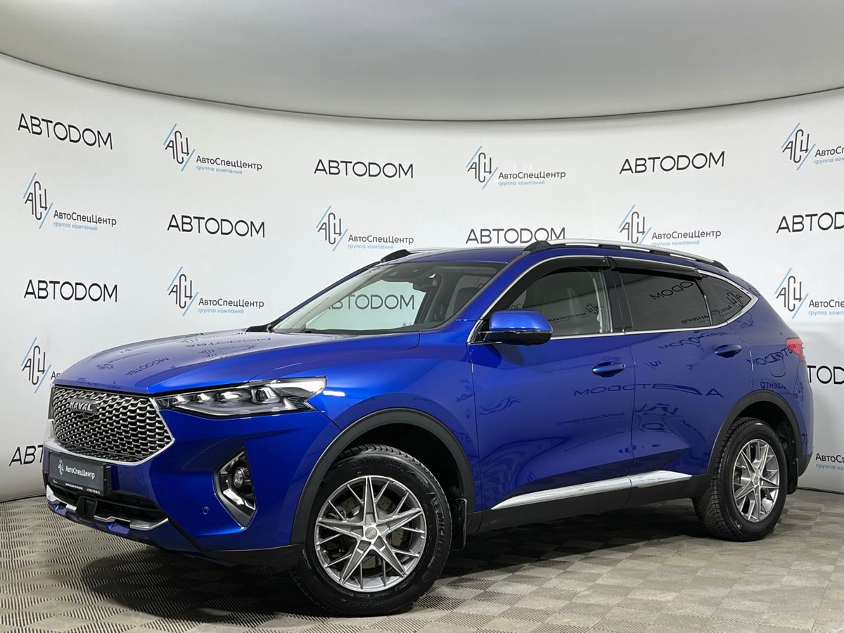 Haval F7 I поколение 2.0 AMT 4WD (190 л.с.) Tech Plus Синий 2021 с пробегом 122 936 км