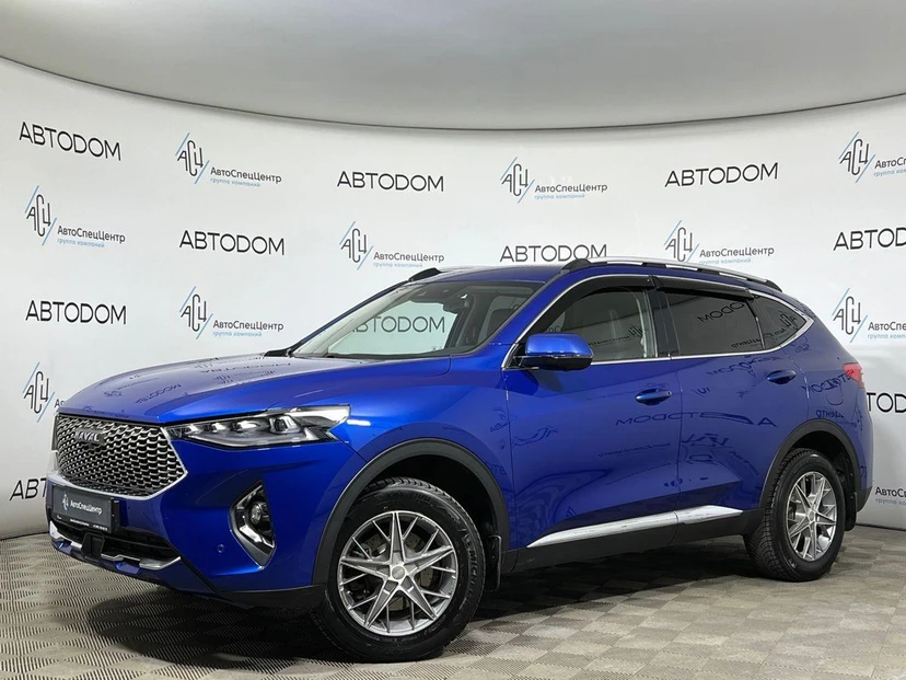 Haval F7 I поколение 2.0 AMT 4WD (190 л.с.) Tech Plus Синий 2021 с пробегом 122 936 км
