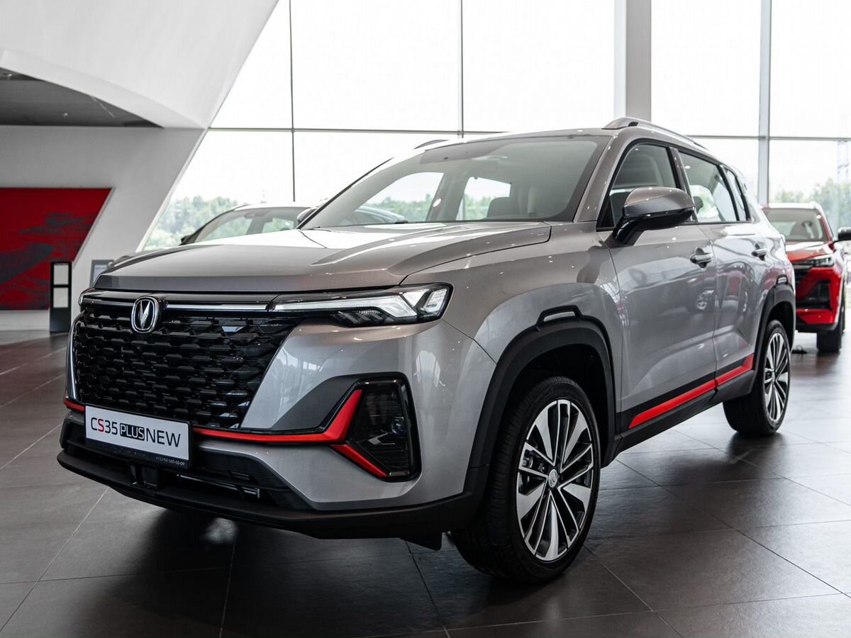 Автомобиль Changan CS35PLUS I [рестайлинг] 1.4 AMT (150 л.с.) Tech Серый 2024 новый