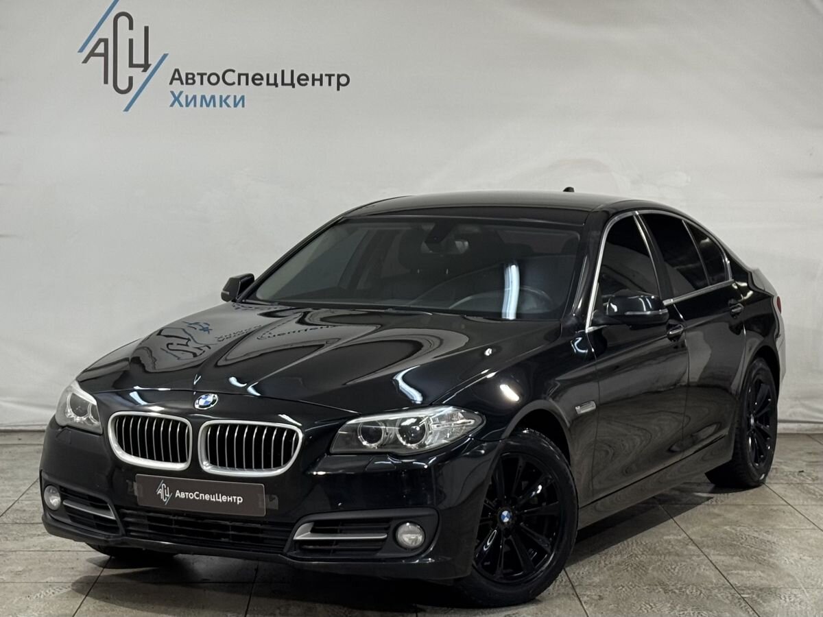 Автомобиль BMW 5 серии VI (F07/F10/F11) [рестайлинг] 528 2.0 AT 4WD (245 л.с.) Base Чёрный 2016 с пробегом 109 000 км