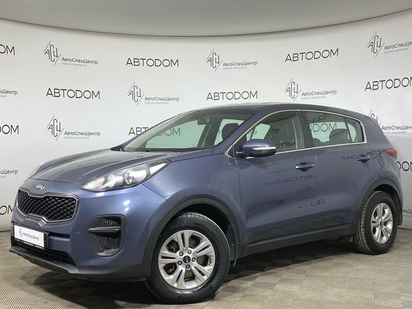 Kia Sportage IV поколение 2.0 AT (150 л.с.) Luxe Синий 2017 с пробегом 139 314 км