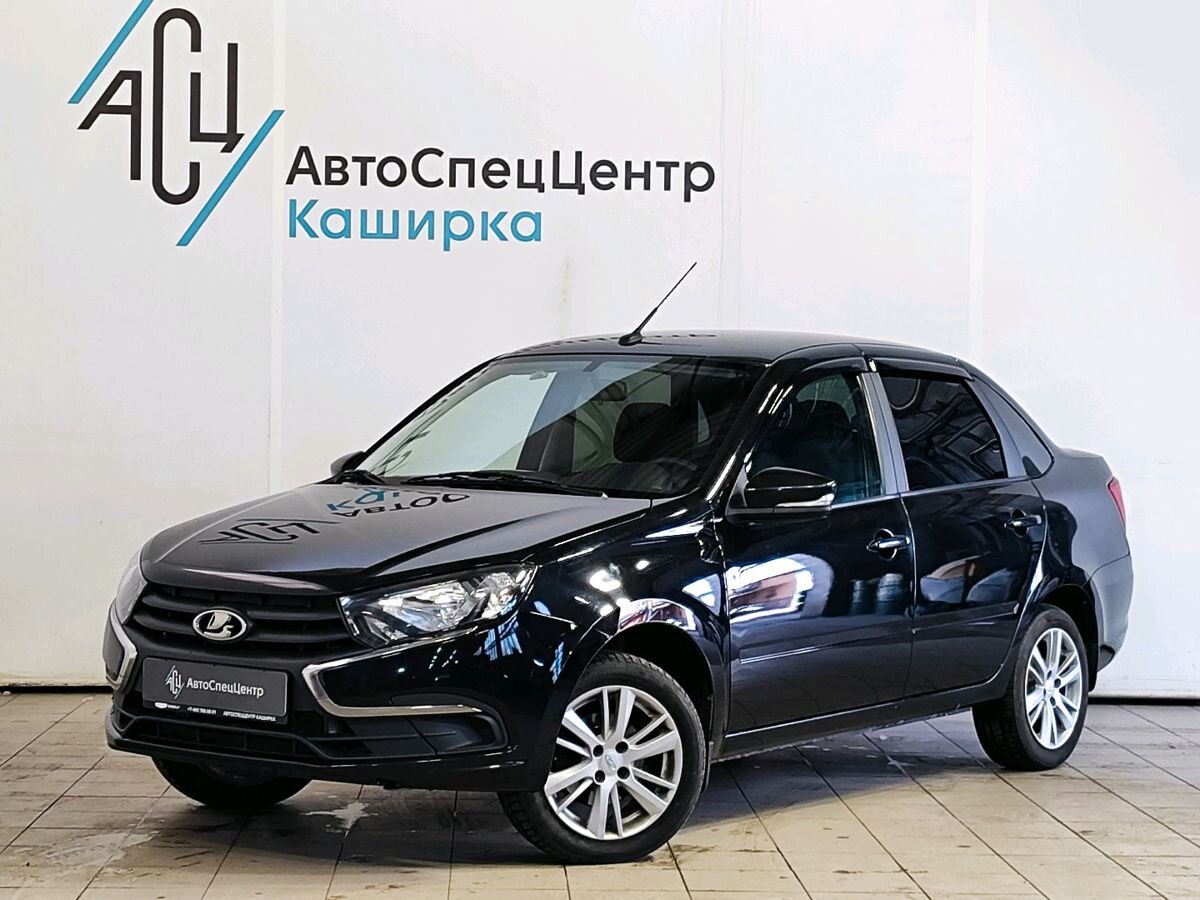 Lada (ВАЗ) Granta I [рестайлинг] Euro-2 1.6 MT (90 л.с.) Comfort (2023) Чёрный 2022 с пробегом 72 653 км