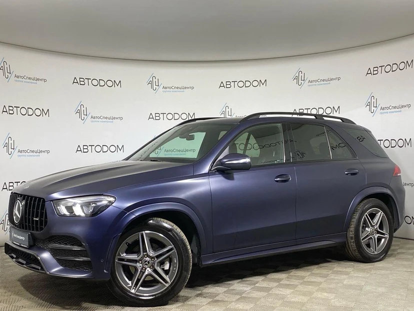 Mercedes-Benz GLE II поколение (V167) 300 2.0d AT 4Matic (245 л.с.) Sport Синий 2021 с пробегом 145 795 км