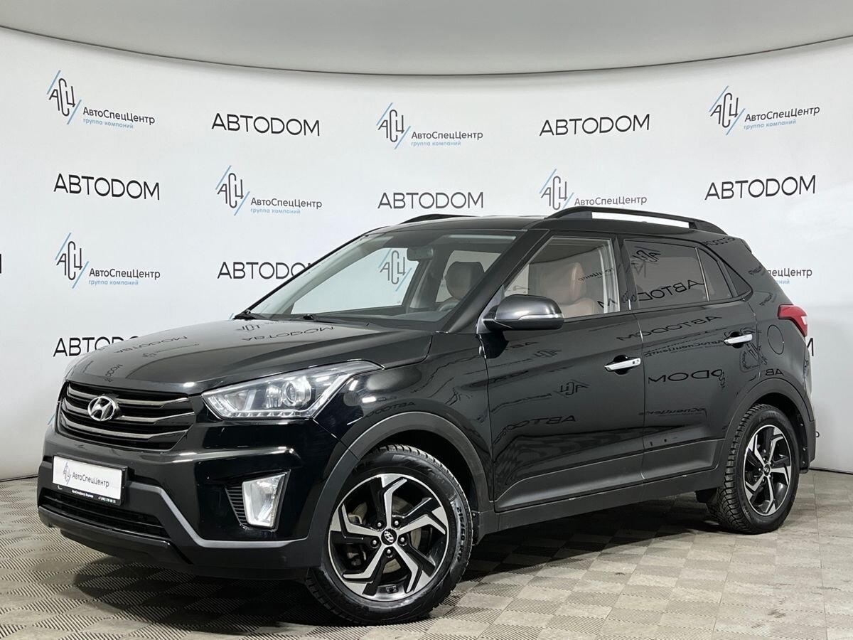 Автомобиль Hyundai Creta I поколение 2.0 AT 4WD (149 л.с.) Rock edition Чёрный 2019 с пробегом 100 653 км