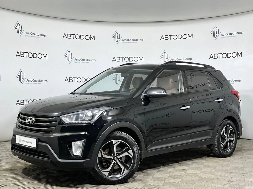 Автомобиль Hyundai Creta I поколение 2.0 AT 4WD (149 л.с.) Rock edition Чёрный 2019 с пробегом 100 653 км