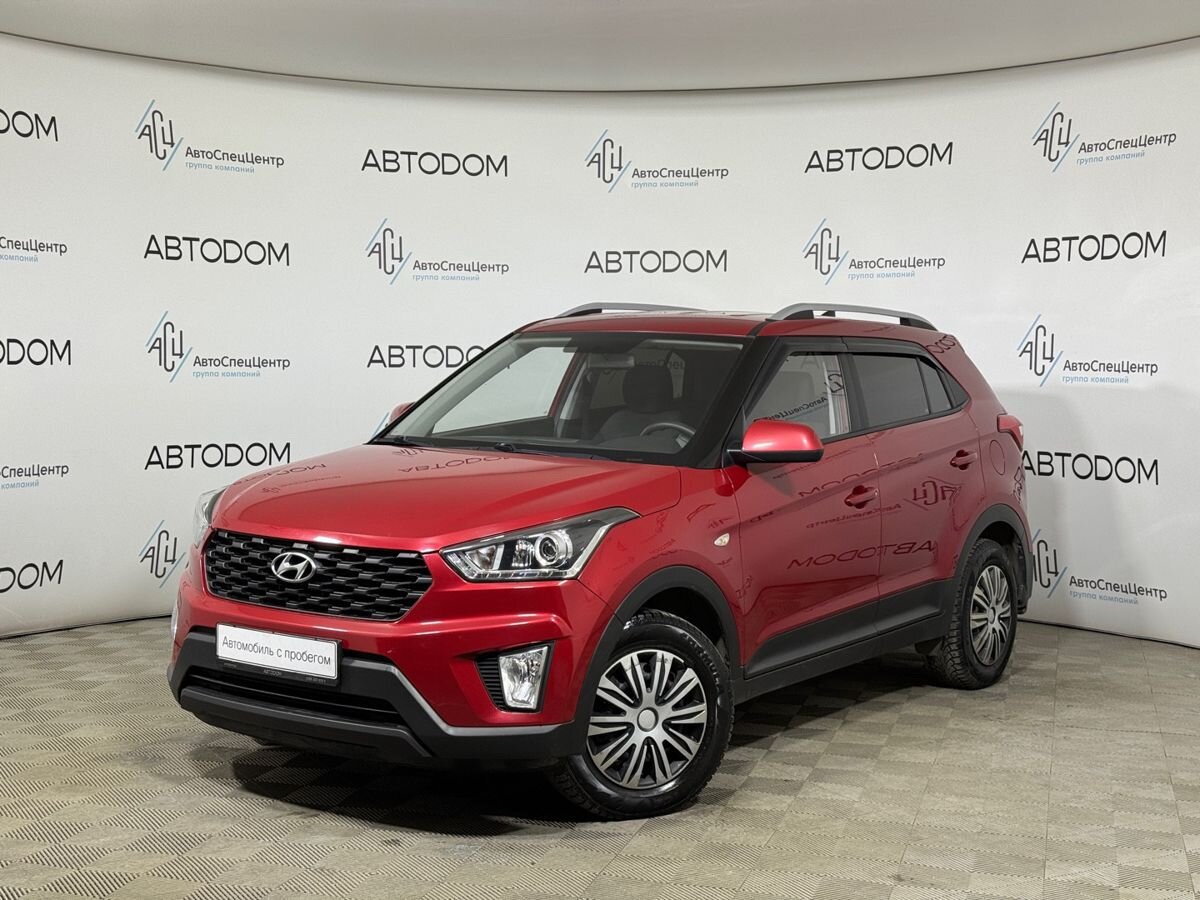 Автомобиль Hyundai Creta I [рестайлинг] 2.0 AT (149 л.с.) Comfort Красный 2020 с пробегом 78 991 км