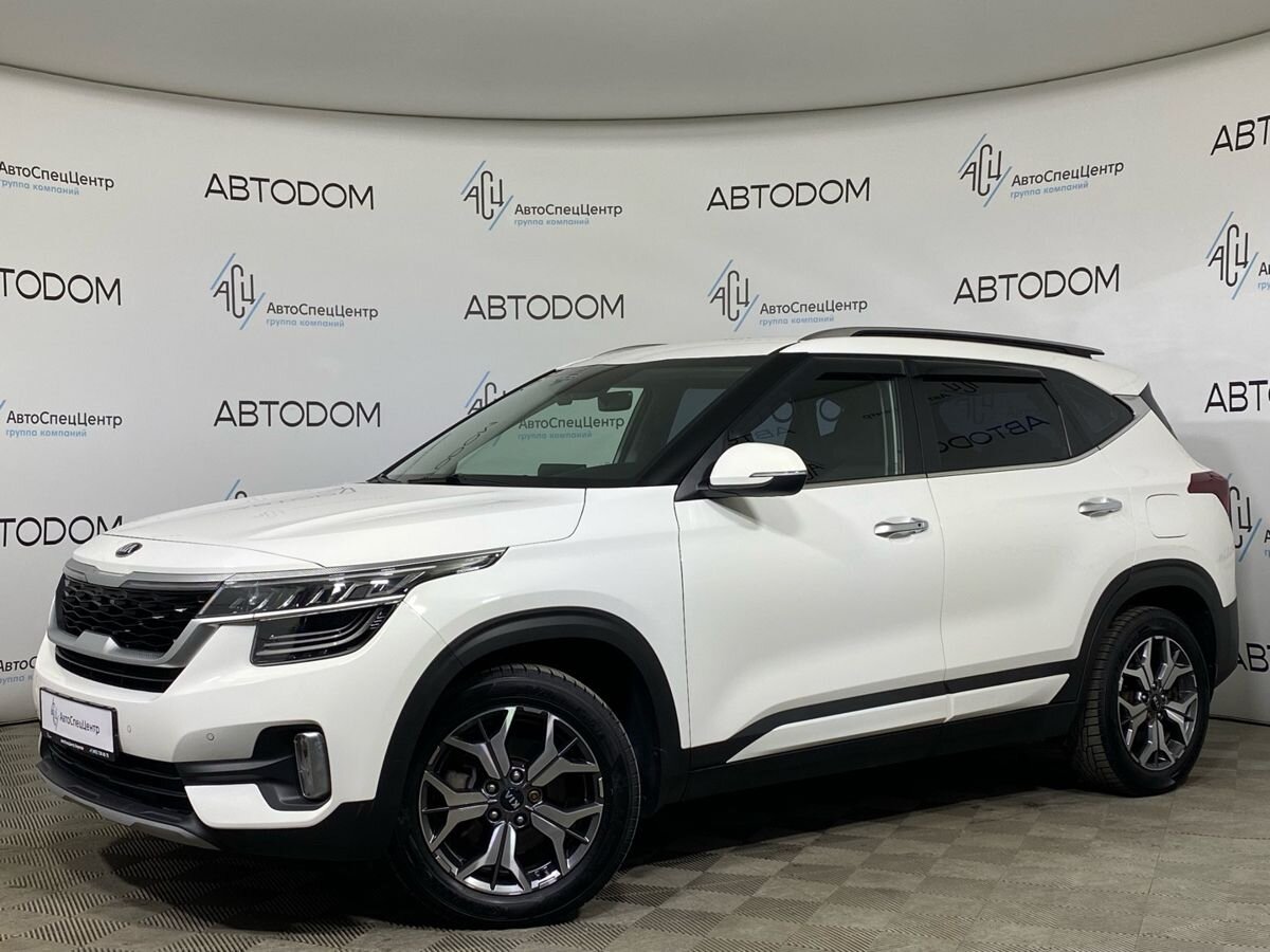 Kia Seltos I поколение 2.0 CVT 4WD (149 л.с.) Prestige Белый 2022 с пробегом 44 500 км