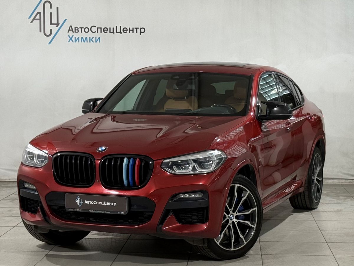 BMW X4 II поколение (G02) 3.0d AT 4WD (249 л.с.) M Sport Edition 21 Красный 2021 с пробегом 130 000 км