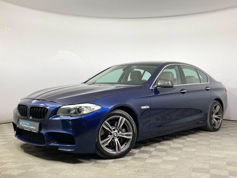 Автомобиль BMW 5 серии VI поколение (F07/F10/F11) 530 3.0d AT 4WD (258 л.с.) Base Синий 2012 с пробегом 135 000 км